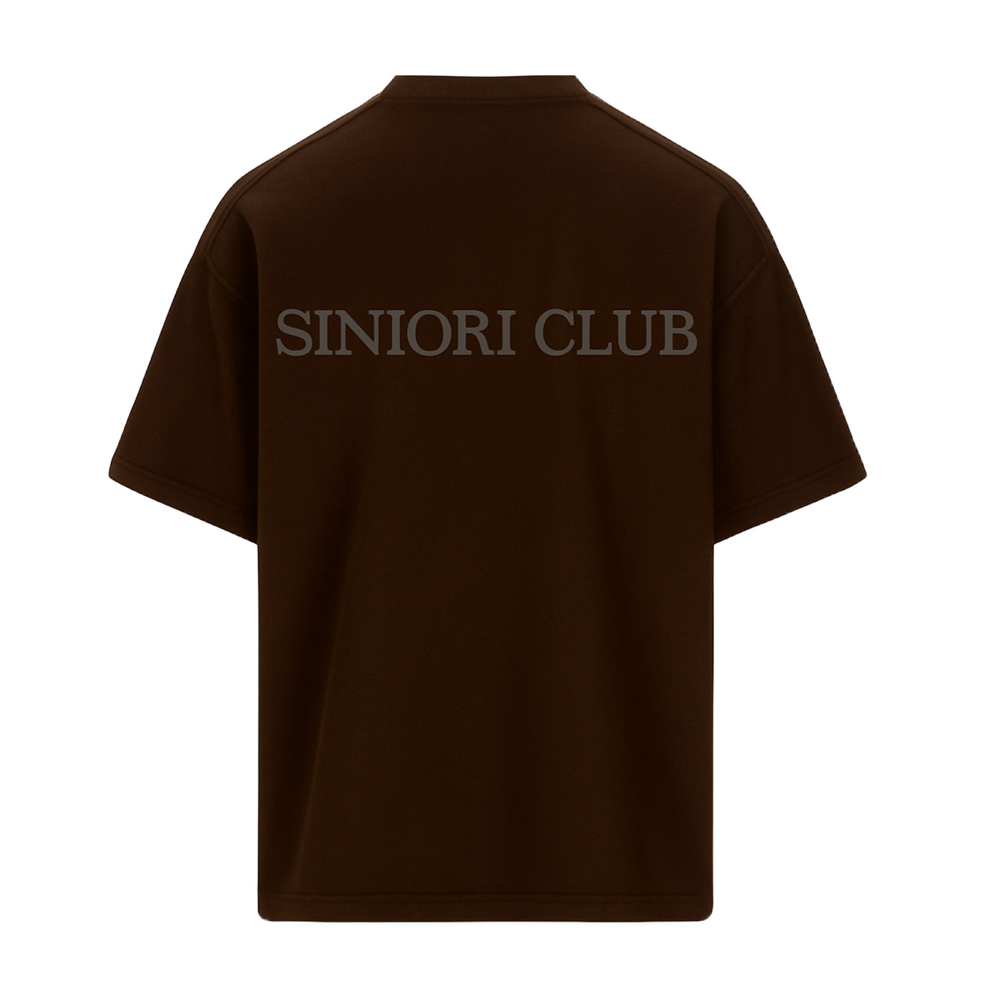 [ESSENTIAL] SINIORI CLUB TEE - Brown