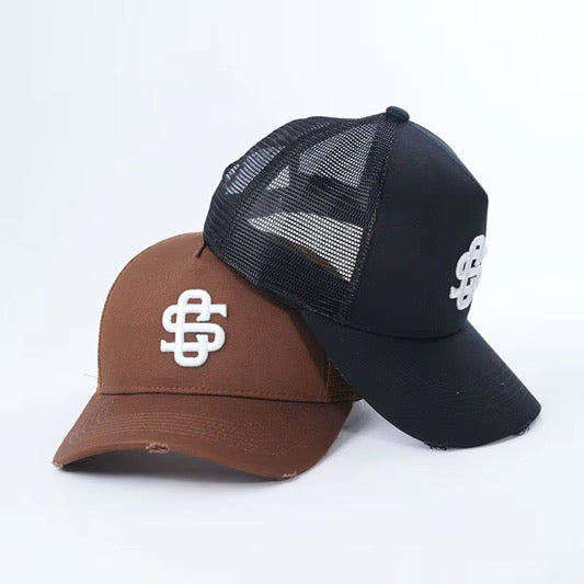 [SC] SINIORI CLUB DISTRESSED TRUCKER HAT