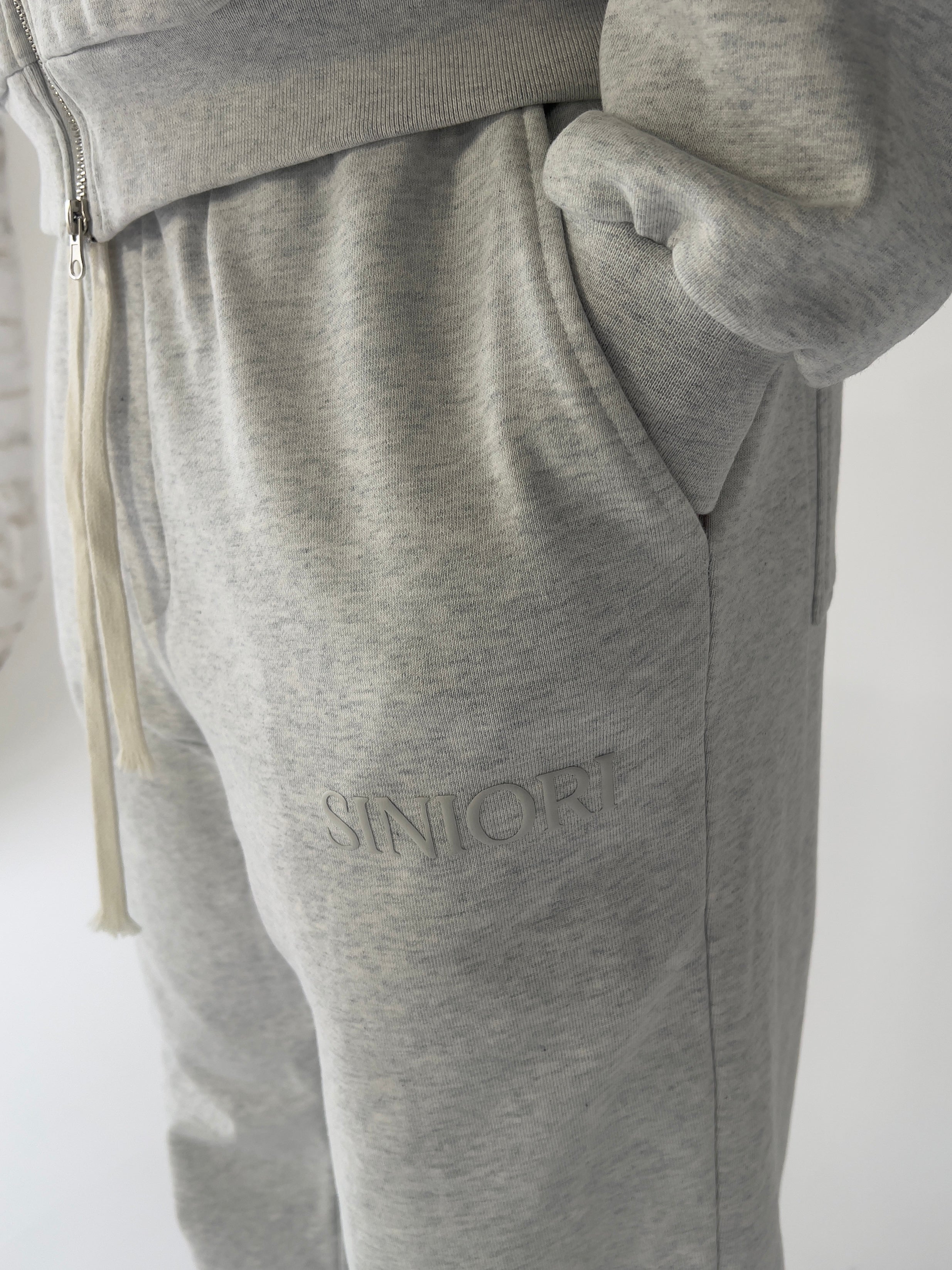 SINIORI CLOUD SWEATPANTS - SOFT MARL GREY