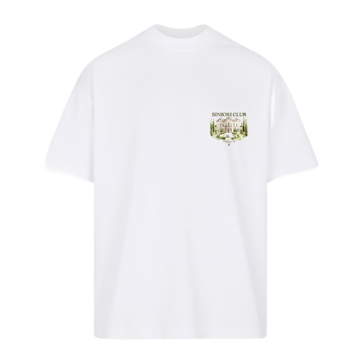 [LIMITED EDITION] SINIORI CLUB PALACE TEE - White