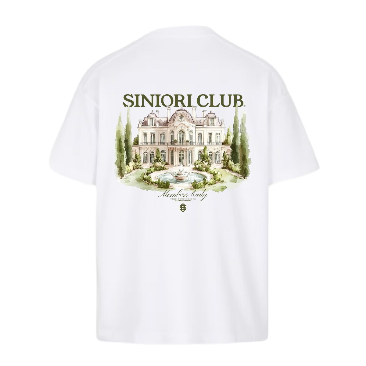 [LIMITED EDITION] SINIORI CLUB PALACE TEE - White