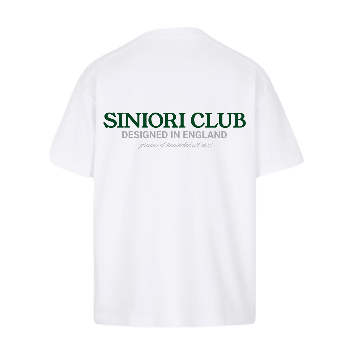 [CLUB EDITION] SINIORI CLUB TEE – White