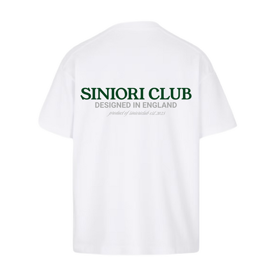 [CLUB EDITION] SINIORI CLUB TEE – White